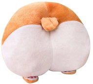 Daklos Roztomilý plyšový polštář pes corgi zadek - 28 × 32 cm - Polštář