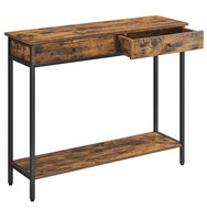 Houseland Console table Vasagle Stazy brown - Console Table