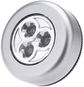 Verk 01224 Samolepicí lampička 3 LED stříbrná - Bodové osvětlení