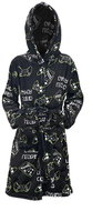 Excellent Plush bathrobe black size 116 - Legendary player - Bathrobe