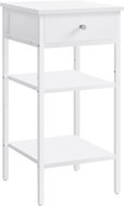 Houseland Vasagle Lucas bedside table, white - Night Stand