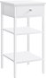Night Stand Houseland Vasagle Lucas bedside table, white - Noční stolek