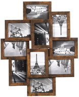 Houseland Photo frame for 10 photos Resee brown - Photo Frame