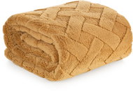 Eurofirany Microfiber blanket Caro 200 × 220 cm, honey - Blanket