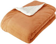 Euromat Microfiber blanket sheep/lamb 150 × 200 cm - orange - Blanket