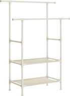Houseland Double wardrobe rack Lucaro 171 cm, white - Coat Hanger