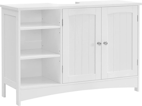Houseland Cabinet under the sink Mollie, white - Bathroom Cabinet - Main image
