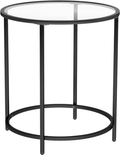 Houseland Storage table Vasagle Sientelo, black - Side Table - Main image