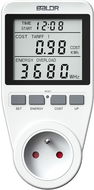 Baldr Jednofázový wattmeter Berdsen BD-990, biely - Merač spotreby