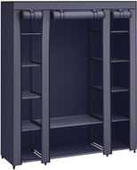 Houseland Fabric wardrobe Deja, blue - Wardrobe