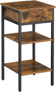 Houseland Vasagle Lavris bedside table, brown - Night Stand
