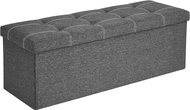 Houseland Taburette Soor, grey and white - Ottoman