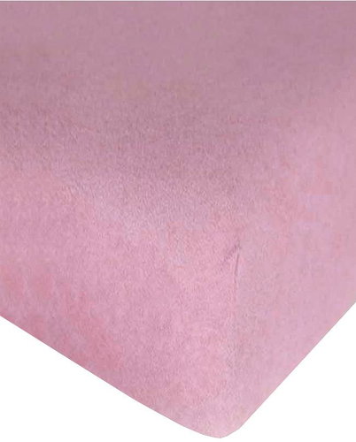 4sleep Waterproof terry sheet with elastic 70 × 120 cm, pink - Bedsheet - Main image