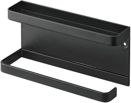 Yamazaki Wall mounted umbrella holder with shelf Smart 6694, black - Stand - Main image