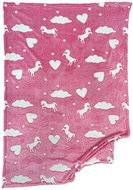 Mikro Trading Unicorn blanket 100 × 150 cm with unicorns in the dark - Blanket