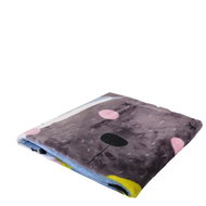 4sleep Baby blanket microfleece 100 × 140 cm - deer blue - Blanket