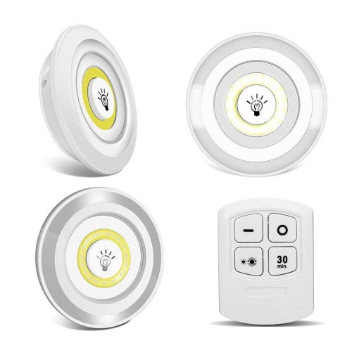 Verk LED Lighting with remote control 3 pcs - Spot Lighting - Main image