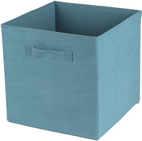 DOCHTMANN Callax box, storage box corduroy, light blue 31 × 31 × 31 cm - Storage Box - Main image