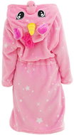 Excellent Warm plush bathrobe pink size 128 - Stars - Bathrobe