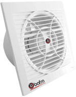Bafra Wall mounted axial bathroom fan 120 mm / WC fan white with grille silent - Bathroom Exhaust Fan