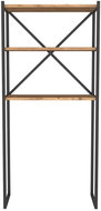 Cheapest furniture Shelf above washing machine EKSPERT, pine, black - Shelving Unit