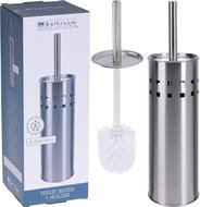Koopman Stainless steel toilet brush with container - Toilet Brush