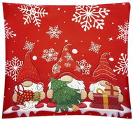 Ruhhy 22312 Christmas pillowcase 40 × 40 cm, red - Pillowcase