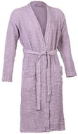 Tutti Terry Waffle Kimono Robe 400 gsm Purple - Bathrobe