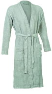 Tutti Terry Waffle Kimono Robe 400 gsm Green M/L - Bathrobe