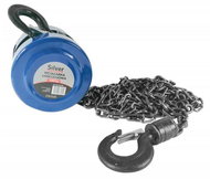 Silver 11190 Hand chain winch 1000 kg 2,5 m - Reel