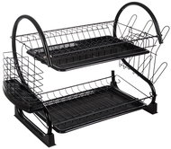 Ruhhy 24634 Double dish drainer black - Draining Board