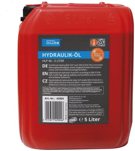 Gude Hydraulic Oil Hlp 46 5 l - Hydraulic oil - Main image