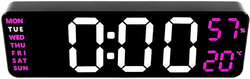Aga Digital clock with alarm purple - Ébresztőóra - Fő fotó