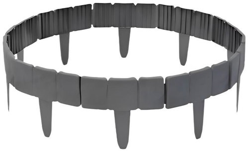 ALUM Lawn edging - garden curbs in stone, 10 pcs - Lawn Edging - Main image