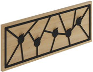 Houseland Wall hanger Trace, oak, sapphire/black - Coat Hanger