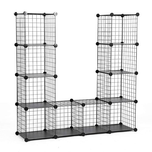 Houseland Practical shelf Stes, black - Shelving Unit - Main image