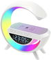 GGV Multifunkční RGB Chytrá LED noční lampa s 15W QI nabíječkou a Bluetooth reproduktorem - Dekorativní osvětlení