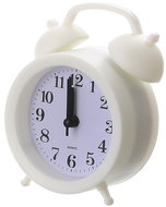 Verk Retro analogue alarm clock 8,5 × 11,5 cm, white - Alarm Clock