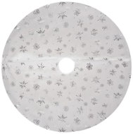 Ruhhy Christmas tree blanket 78 cm, white - silver - Christmas Tree Mat