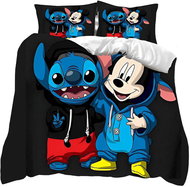 Excellent Three-piece bedding set 135 × 200 cm - Stitch and Mickey mouse - Bed Linen