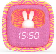 MOB Billy Clock and light - Pink Zebra - Alarm Clock