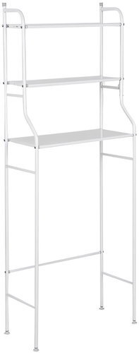 Verk 27352 Storage rack with 3 shelves above washing machine, white - Shelving Unit - Main image