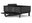 Black steel frame, black plastic, FPP