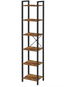 Songmics Vasagle Porat 187,5 cm hnědá - Knihovna