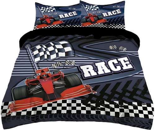 Excellent 3-piece bedding set 135 × 200 cm - Formula 1 racing - Bed Linen - Main image