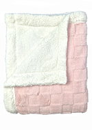 4sleep Microplush blanket sheep/boy 160 × 200 cm - Bones pink - Blanket
