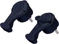 Solight Angled plug, low profile from wall, IP20, black - Plug
