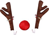 Xtrobb 20223 Reindeer antlers and nose on the car - Christmas Decoration