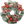 26194 Christmas wreath with ornaments 30 cm
