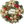 26195 Christmas wreath with ornaments 40 cm